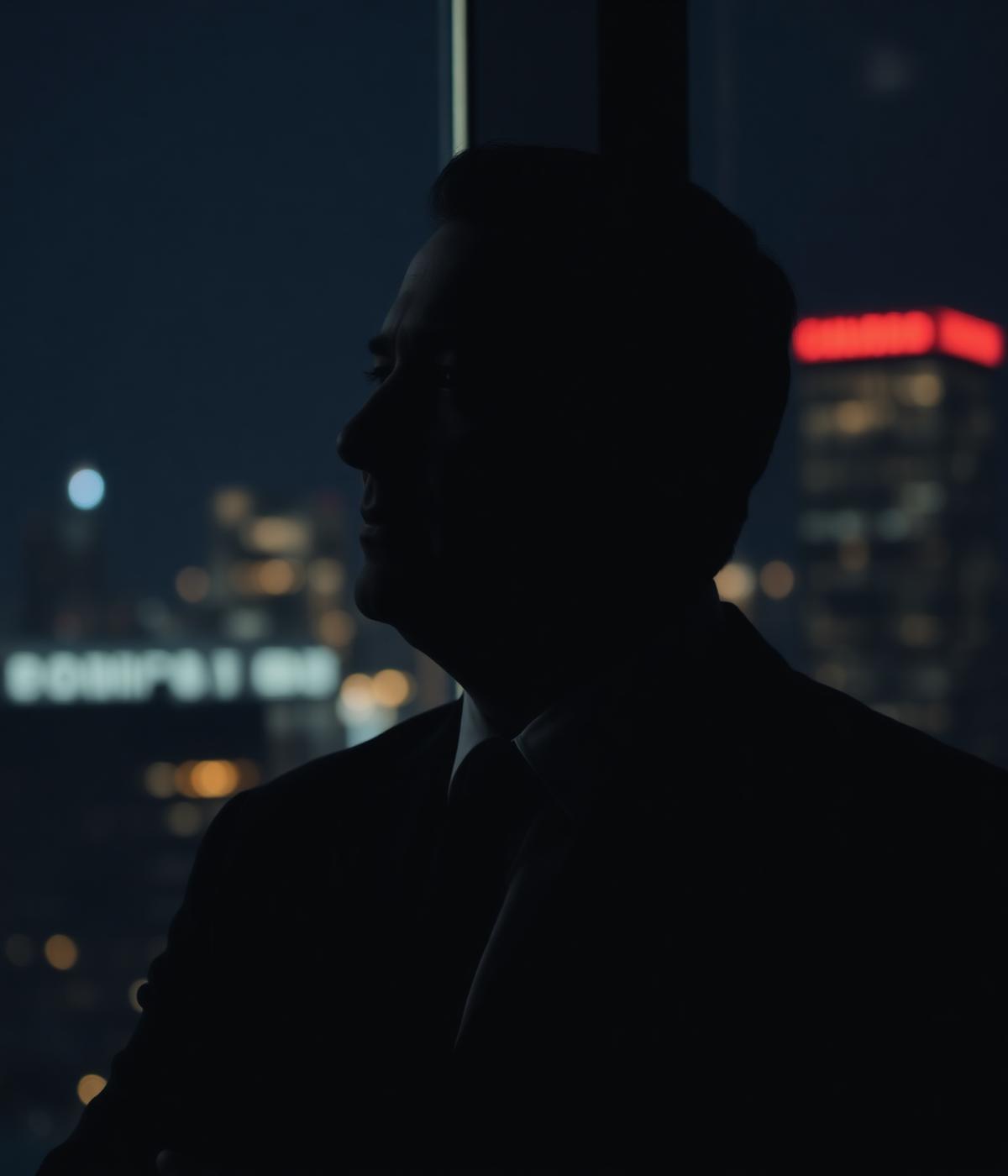 Silhueta executiva — perfil corporativo